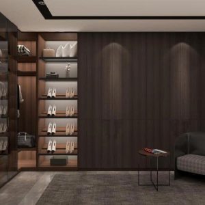 Các Mẫu Tủ Quần Áo - Wood Grain Door