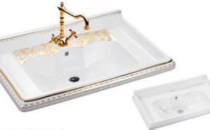 Lavobo sứ nhựa - LSN004