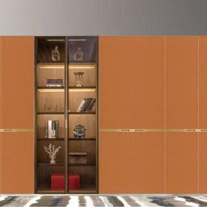Các Mẫu Tủ Quần Áo -Leather Door