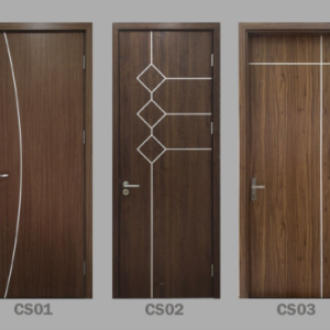 Cửa gỗ composite loại chỉ sơn - CG05